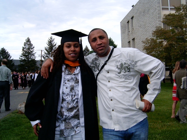 Shari AND I at her Graduation