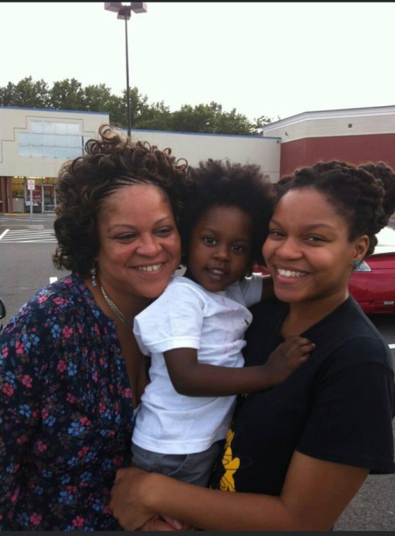 Angela Burnette, Tanay Burnette and grandson Tristan son of Tariq Burnette